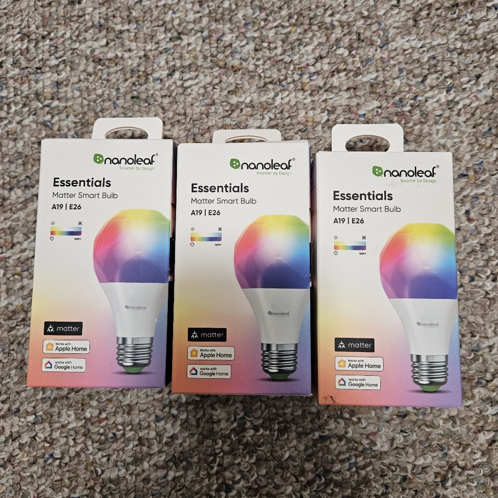 Nanoleaf A19 Smart LED Light Bulbs